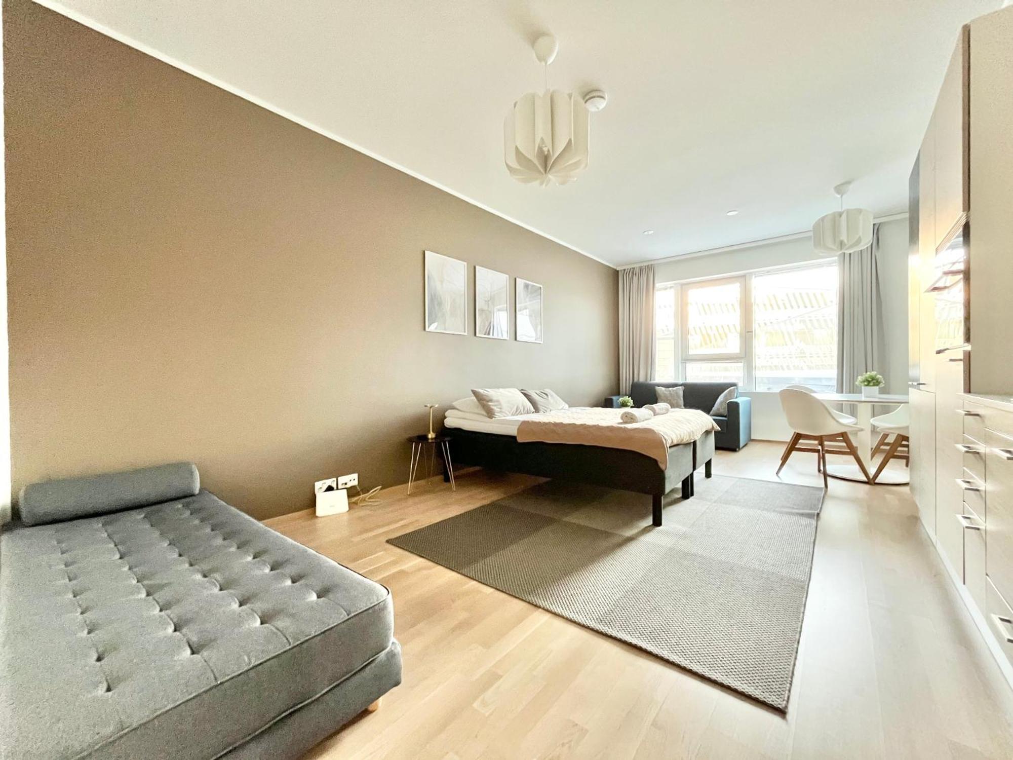 City Home Finland Arena Studio - Perfect Location In Downtown Of Tampere And Great Amenities Bagian luar foto