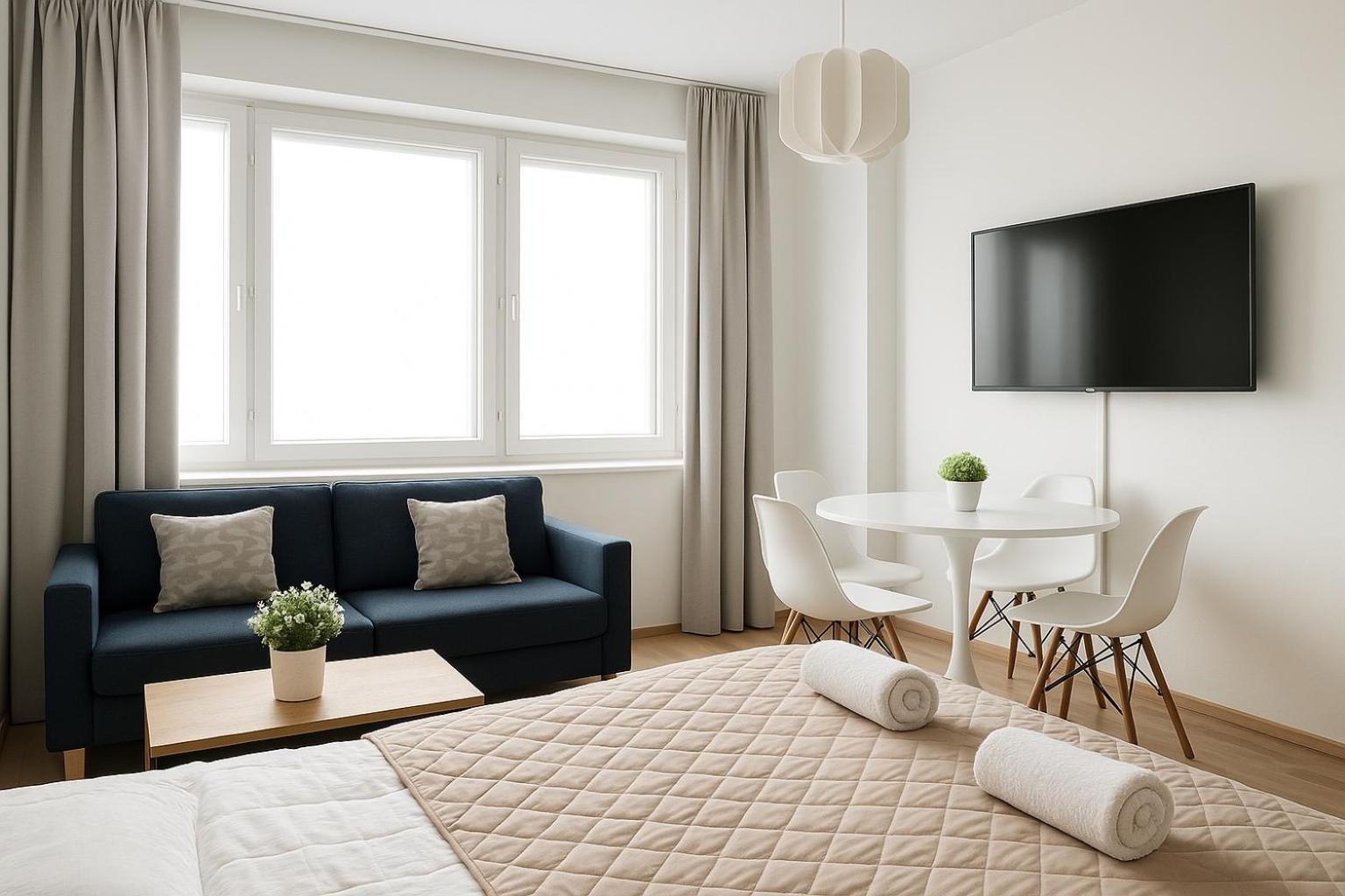 City Home Finland Arena Studio - Perfect Location In Downtown Of Tampere And Great Amenities Bagian luar foto
